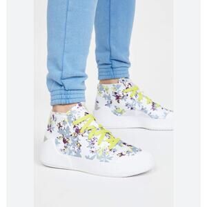 ADIDAS BY STELLA MCCARTNEY PRIME GREEN HIGH TOP SNEAKERS WOMEN’S SIZE 6.5